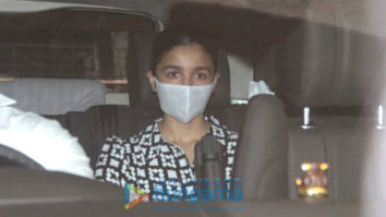 Photos: Alia Bhatt snapped outside a dubbing studio in Bandra