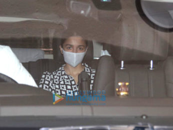 Photos: Alia Bhatt snapped outside a dubbing studio in Bandra