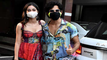 Photos: Ananya Panday and Ishaan Khatter snapped in Juhu