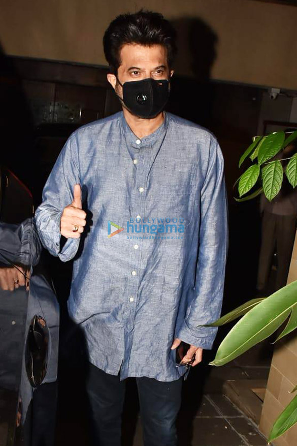 Photos: Anil Kapoor snapped at a clinic in Bandra