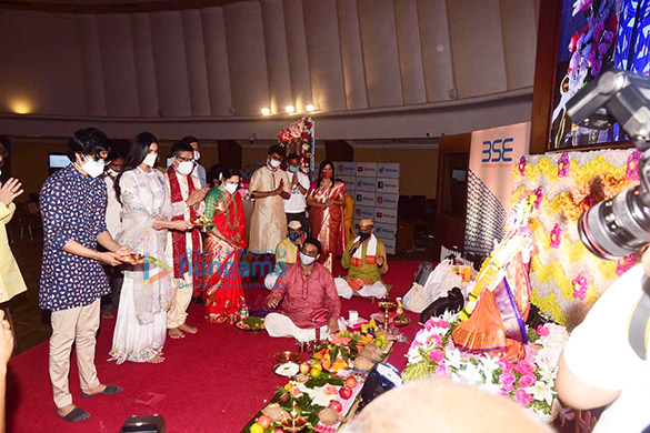 photos athiya shetty for laxshmi poojan at bse 1