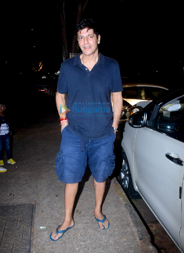 Photos: Chunky Pandey spotted at a salon in Bandra Photos: Chunky Pandey spotted at a salon in Bandra