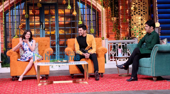 photos divya khosla kumar promotes her song teri aankhon mein on the kapil sharma show with darshan raval 2