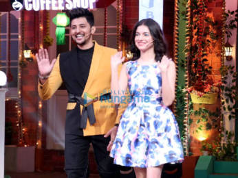 Photos: Divya Khosla Kumar promotes her song Teri Aankhon Mein on The Kapil Sharma Show with Darshan Raval