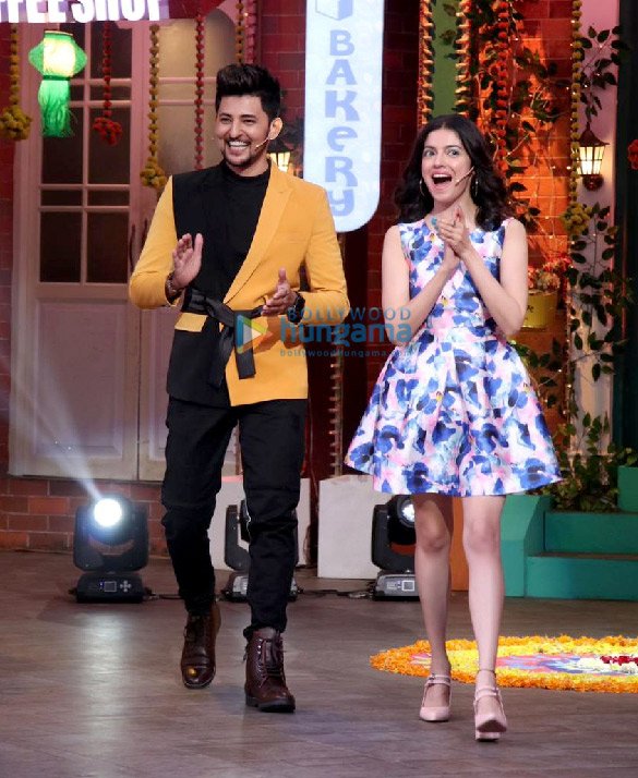 photos divya khosla kumar promotes her song teri aankhon mein on the kapil sharma show with darshan raval 6