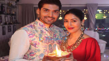 Photos: Gurmeet Choudhary and Debina Bonnerjee celebrate Diwali at home