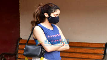 Photos: Janhvi Kapoor spotted at Pilates