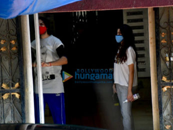 Photos: Kartik Aaryan and Janhvi Kapoor spotted at Pilates