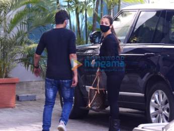 Photos: Kareena Kapoor Khan, Malaika Arora and Ahan Shetty snapped at the Kalina airport