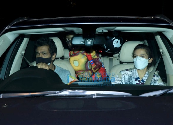 photos nikhil dwivedi snapped with wife and son at kareena kapoor khans halloween party 1
