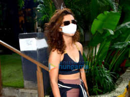 Photos: Patralekha spotted at the gym in Bandra