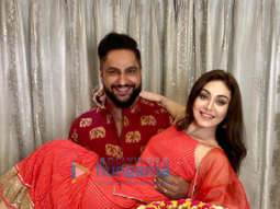 Photos: Shefali Jariwala and Parag Tyagi snapped celebrating Karva Chauth