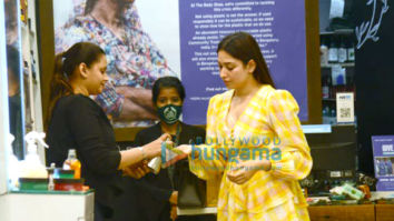 Photos: Tamannaah Bhatia snapped at The Body Shop in Juhu