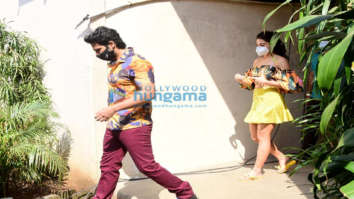 Photos: Varun Dhawan and Sara Ali Khan spotted in Bandra