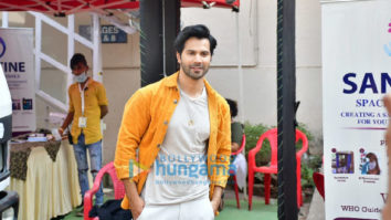 Photos: Varun Dhawan snapped while promoting Coolie No.1