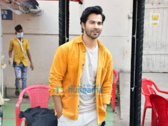 Photos: Varun Dhawan snapped while promoting Coolie No.1