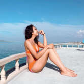 Rakul Preet Singh sizzles in an orange bikini, flaunts her contagious smile during her trip to Maldives 