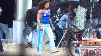 On the sets of the movie Rashmi Rocket