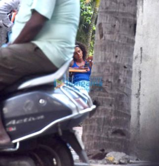 On the sets of the movie Rashmi Rocket