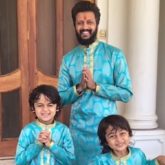 Riteish Deshmukh recycles his mother’s old saree to make Diwali outfits for himself and his kids