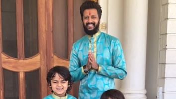 Riteish Deshmukh recycles his mother’s old saree to make Diwali outfits for himself and his kids