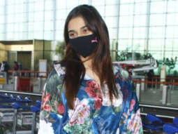 Saiee Manjrekar spotted at Airport