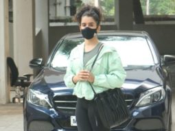 Sanya Malhotra spotted at Versova