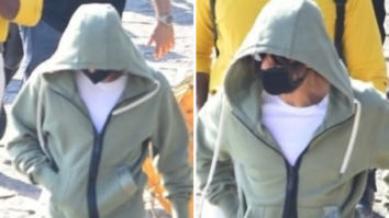 Shah Rukh Khan hides his look with a hoodie, sports a mask as he heads to Alibaug after Pathaan shoot