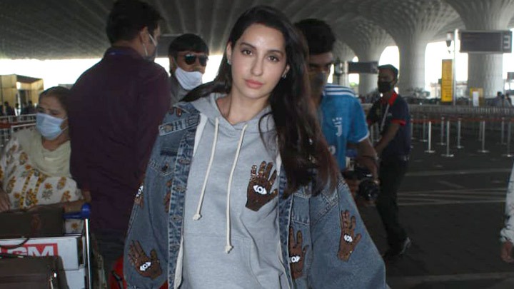 Spotted – Hina Khan and Nora Fatehi at Airport