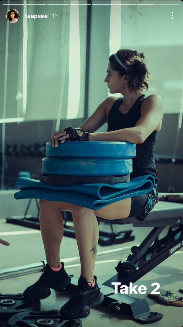 Taapsee Pannu's workout regime for Rashmi Rocket is pretty intense Taapsee Pannu's workout regime for Rashmi Rocket is pretty intense