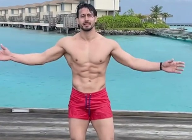 WATCH Red shorts clad Tiger Shroff does a flawless flip in the ocean in Maldives