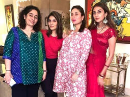 Kareena Kapoor Khan says ‘Ladies and no Gentlemen’ as she poses with her family on Karwa Chauth