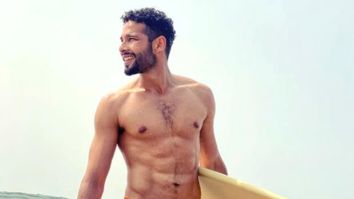 Siddhant Chaturvedi flaunts his abs as he takes a dip in the sea; asks people to pay attention to his poem as well