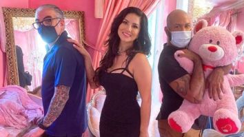 Sunny Leone rocks the LBD as she shoots for a video