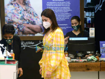 Photos: Tamannaah Bhatia snapped at The Body Shop in Juhu