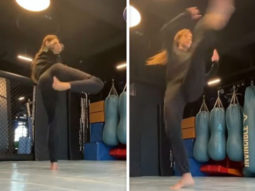 Disha Patani kickstarts the weekend with the perfect snap spin tornado kick