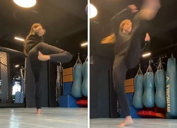 Disha Patani kickstarts the weekend with the perfect snap spin tornado kick