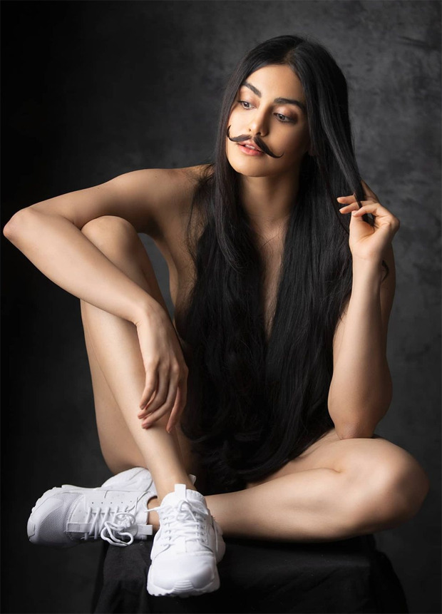 PICTURES: Adah Sharma goes TOPLESS in her latest photoshoot, sports a moustache