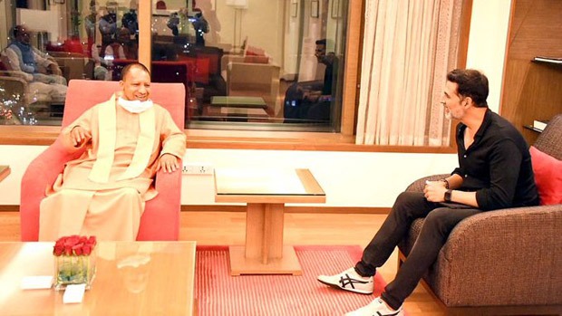 Akshay Kumar meets Uttar Pradesh Chief Minister Yogi Adityanath in Mumbai 