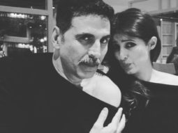 Twinkle Khanna says Akshay Kumar makes her heart hum a happy song as they twin in a cold shoulder top