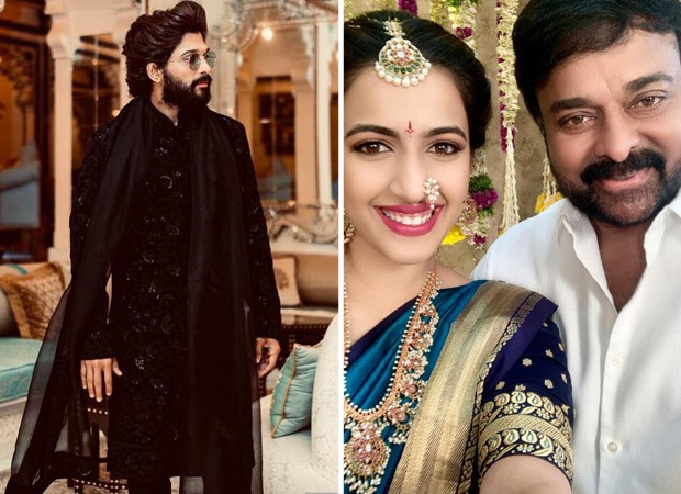 Allu Arjun and Chiranjeevi shake a leg on 'Bangaru Kodi Petta' at Chaitanya Jonnalagedda and Niharika Konidela's mehendi ceremony in Udaipur 