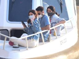 Ananya Panday and Siddhant Chaturvedi spotted at Gateway of India