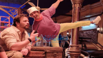 On the sets of the movie Cirkus