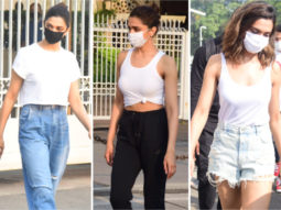 Deepika Padukone shows you how to opt for comfort style by pairing plain white t-shirt in three different ways