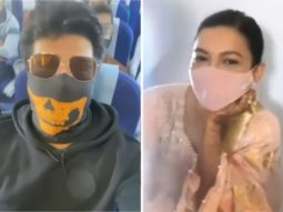 Exes Gauahar Khan and Kushal Tandon bump into each other on a flight post her wedding to Zaid Darbar