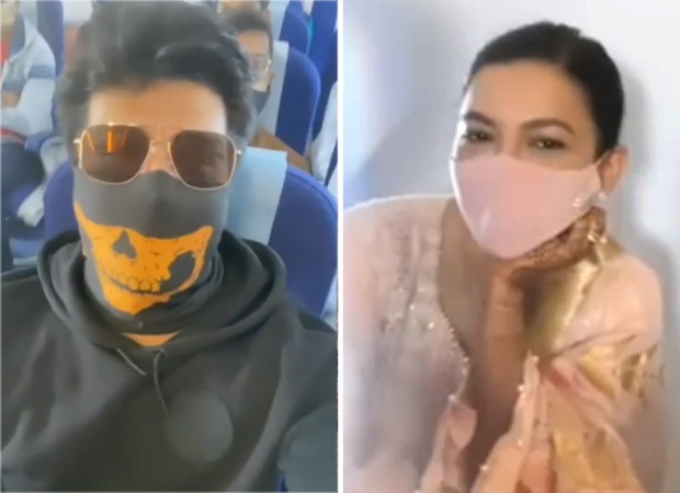 Exes Gauahar Khan and Kushal Tandon bump into each other on a flight post her wedding to Zaid Darbar 
