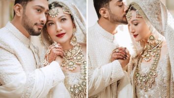 Gauahar Khan and Zaid Darbar look like royalty in ivory outfits in the first pictures from their nikaah ceremony