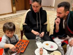 Kareena Kapoor Khan and Saif Ali Khan observe the newest connoisseur of desserts, Taimur Ali Khan