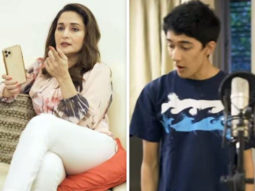 Madhuri Dixit enjoys fun jamming session with husband Shriram Nene and sons