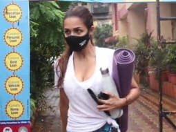 Malaika Arora spotted at Diva Yoga in Bandra
